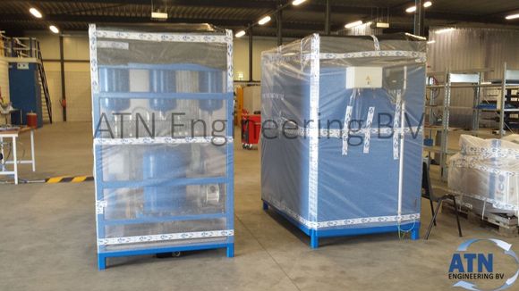 Refrigerator recycling machine ready for transport 3