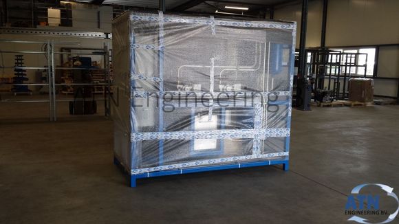 Refrigerator recycling machine ready for transport 2