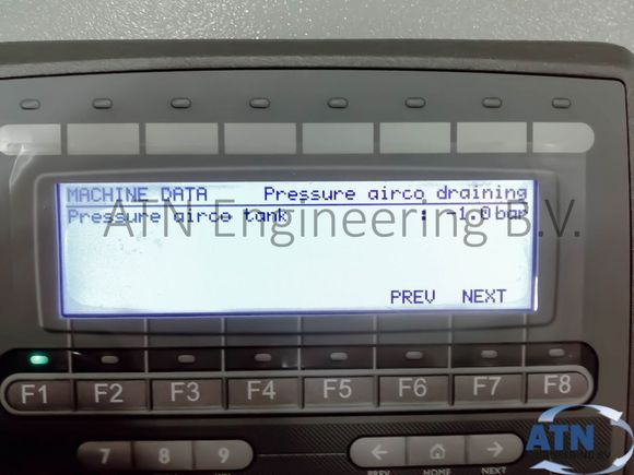 Controle pannel for checking all the values of the oil and gases. 