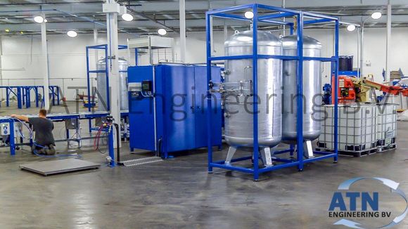 Refrigerator recycling machine with tanks in South Carolina